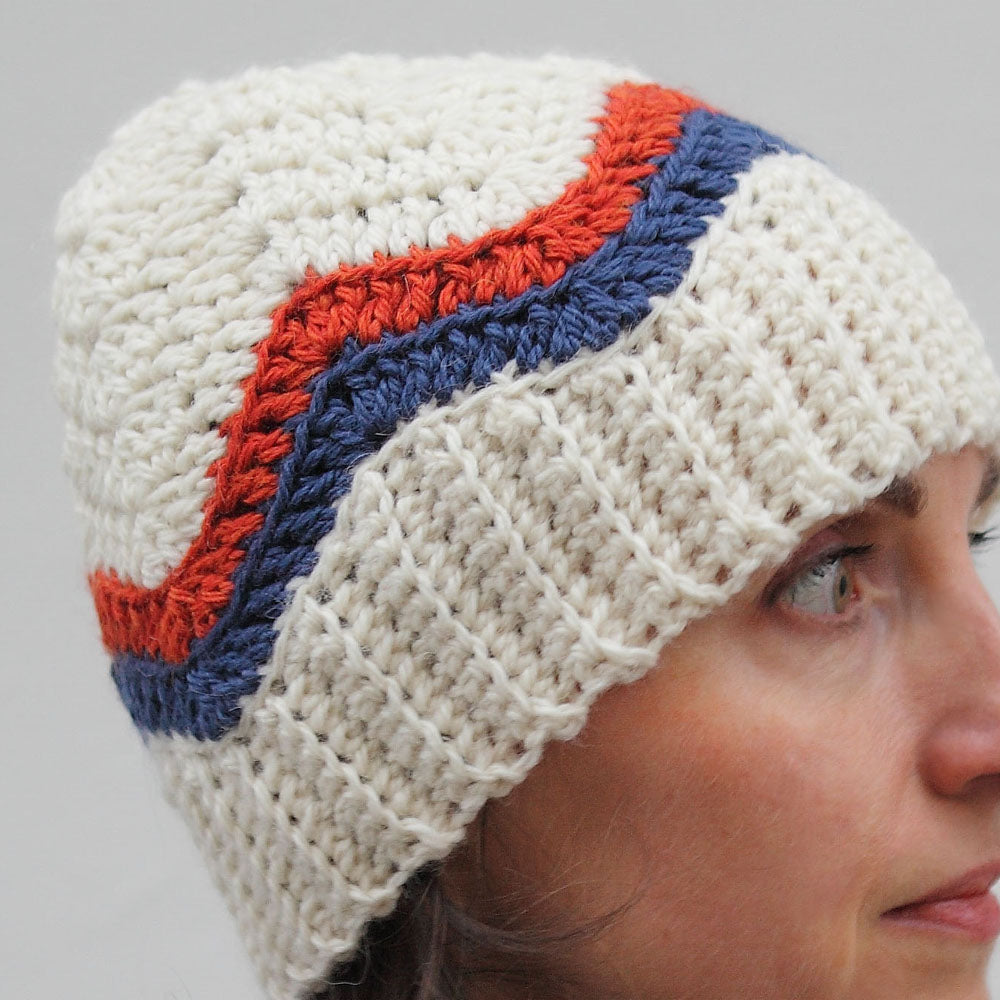 Kit Crochet - Bonnet Chevrons