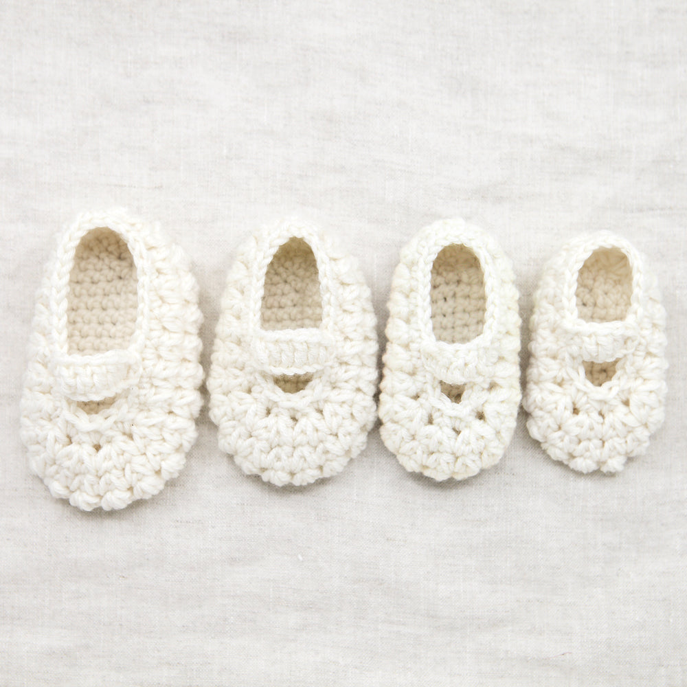 Kit Crochet Layette - Chaussons "Youpi"