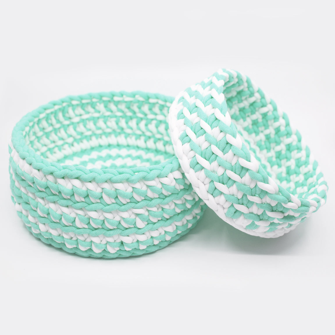 Kit Crochet - Corbeille "Gridou" - Alterné