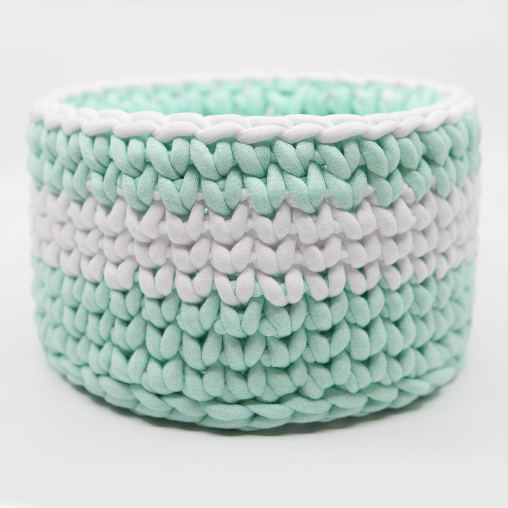 Kit Crochet - Corbeille "Gridou" - Version 2