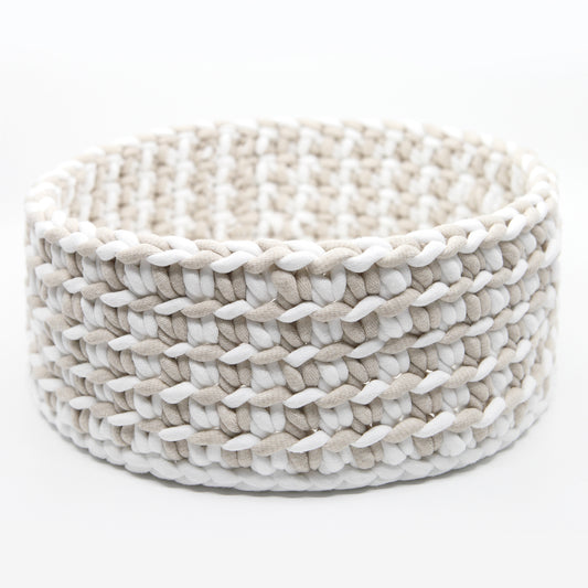 Kit Crochet - Corbeille "Gridou" - Alterné