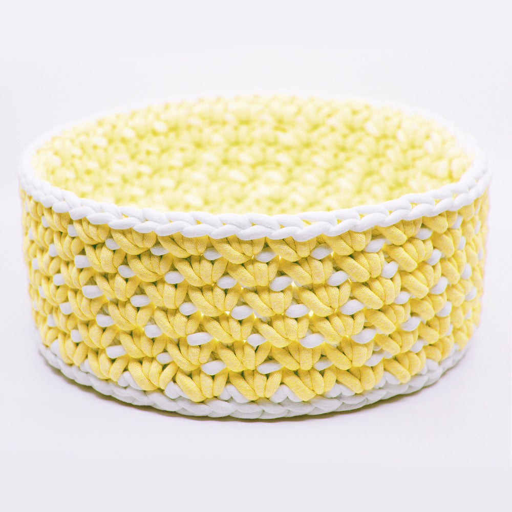 Kit Crochet - Corbeille "Gridou" - Version 2
