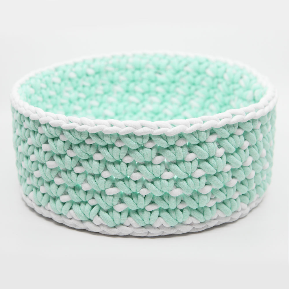 Kit Crochet - Corbeille "Gridou" - Version 2