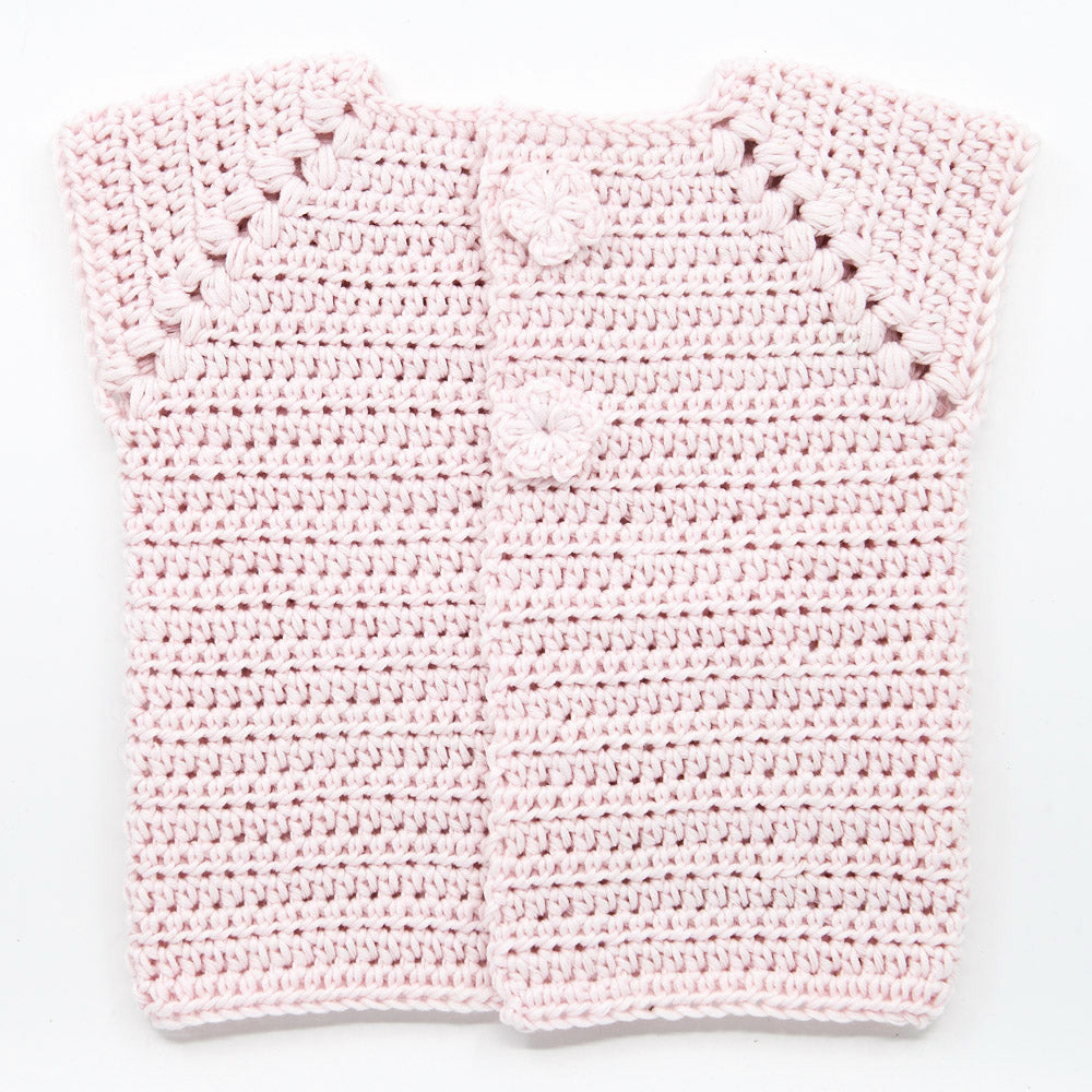 Kit Crochet Layette - Gilet "Fleurs"