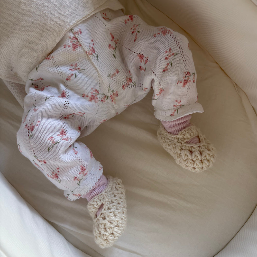 Kit Crochet Layette - Chaussons "Youpi"