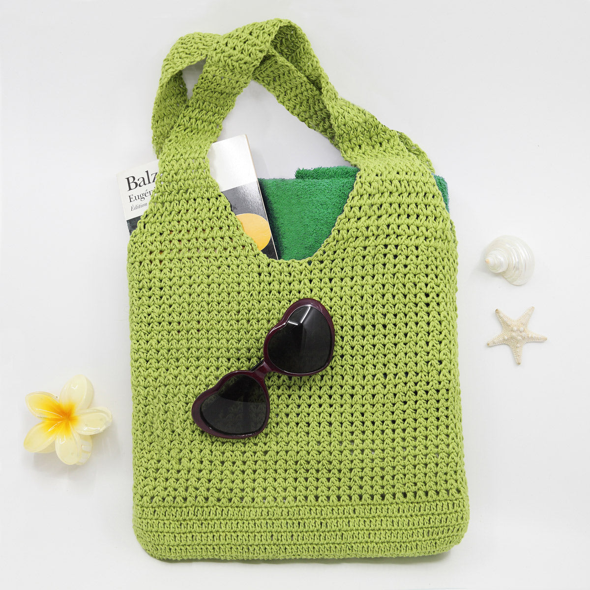 Sac de plage au crochet