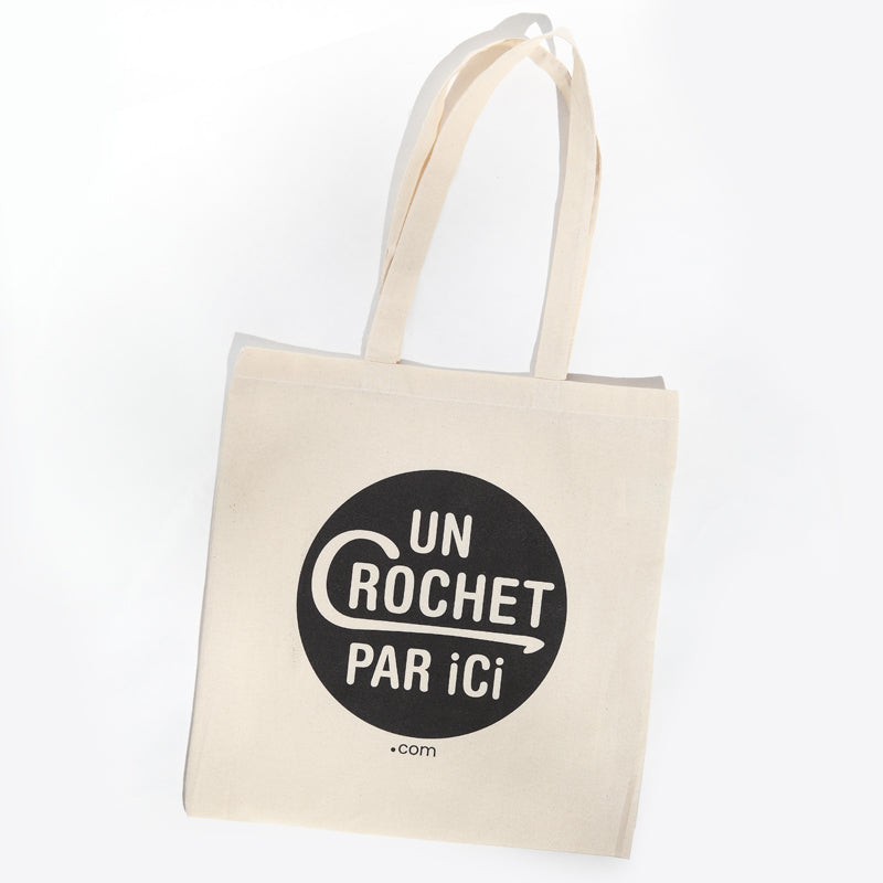 Tote bag "Un crochet par ici"