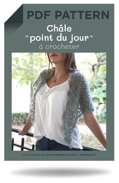 Patron Crochet Châle "Point du jour"