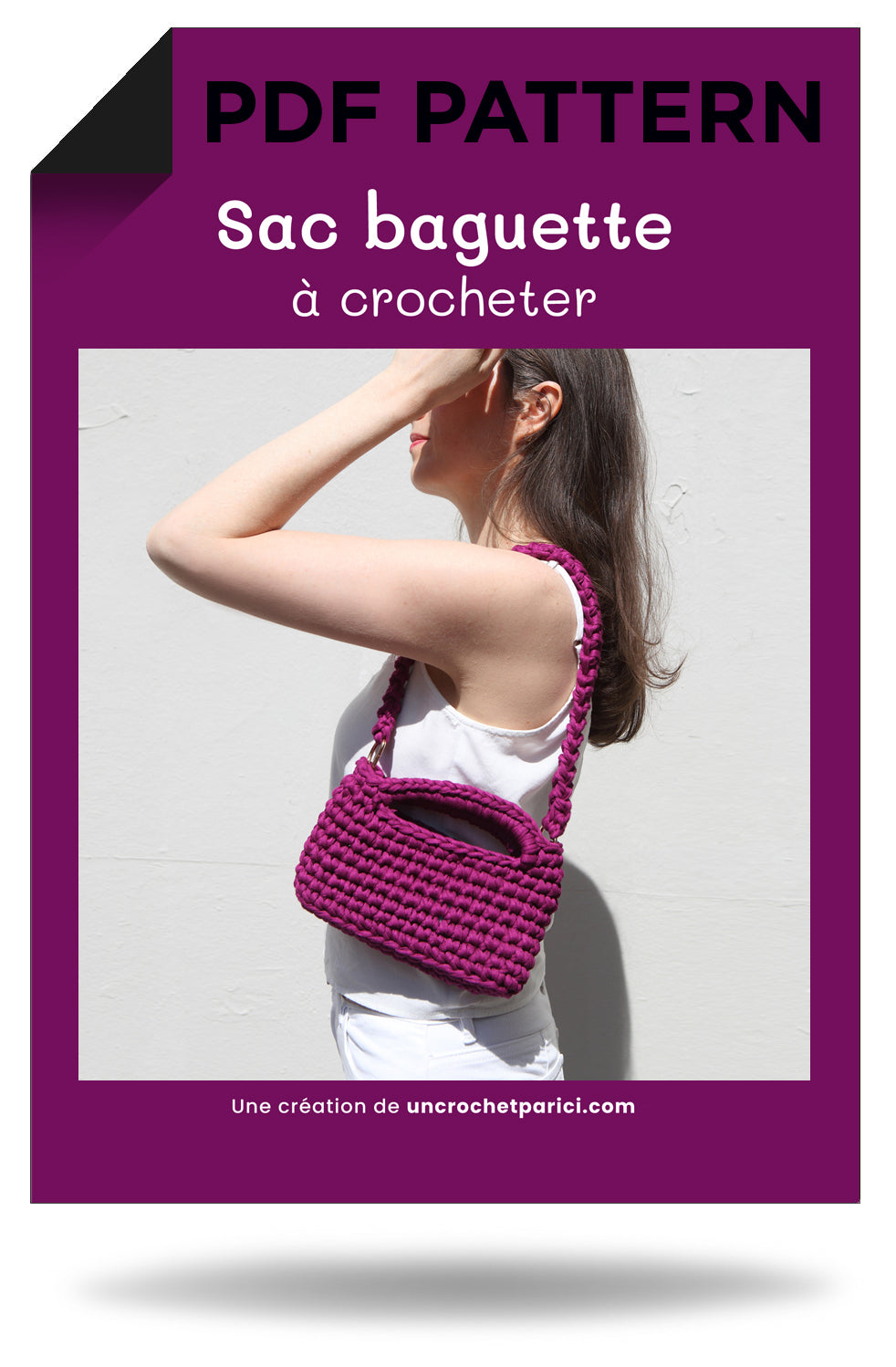 Patron Crochet - Sac Baguette