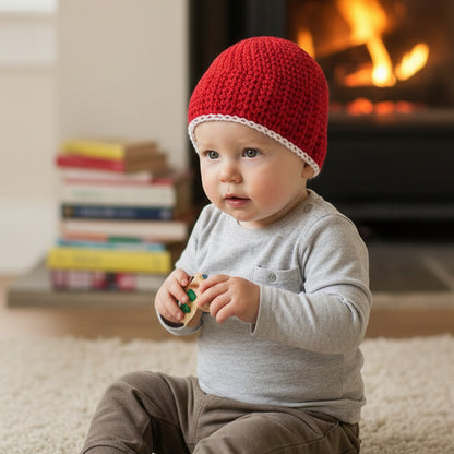 Kit Crochet - Bonnet "Gridou" bébé & enfant de Un crochet par ici