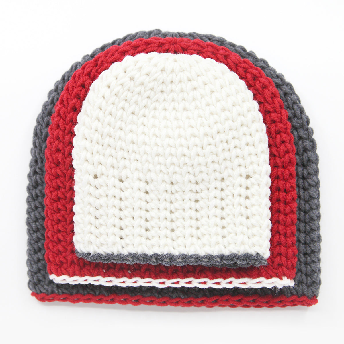 Kit crochet bonnet Gridou - 3 tailles enfants - Un crochet par ici