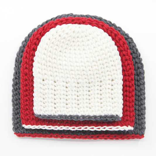 Kit crochet bonnet Gridou - 3 tailles enfants - Un crochet par ici