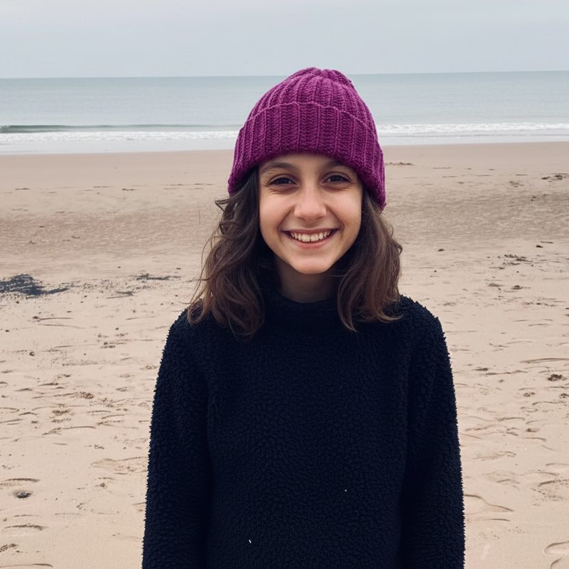 bonnet "Ribizi" pour enfant de Un crochet par ici