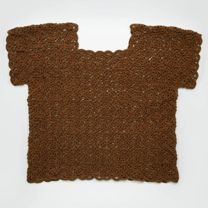 Kit crochet Haut Lala - coloris marron - Un crochet par ici