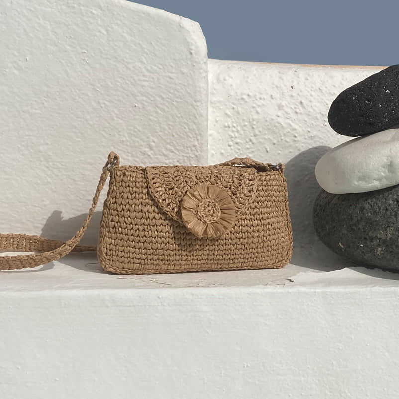 Patron Crochet Sac Soleil -Vue de face - Un crochet par ici