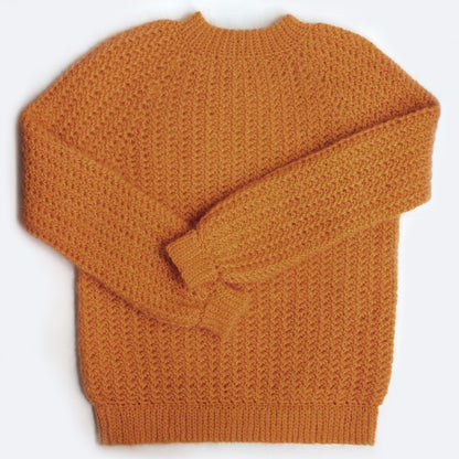 Kit crochet pull oursin - coloris marron - Un crochet par ici