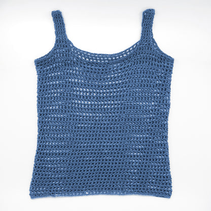 Kit crochet Top Chrono - coloris bleu - Un crochet par ici