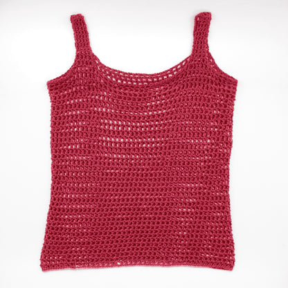 Kit crochet Top Chrono - coloris rouge - Un crochet par ici
