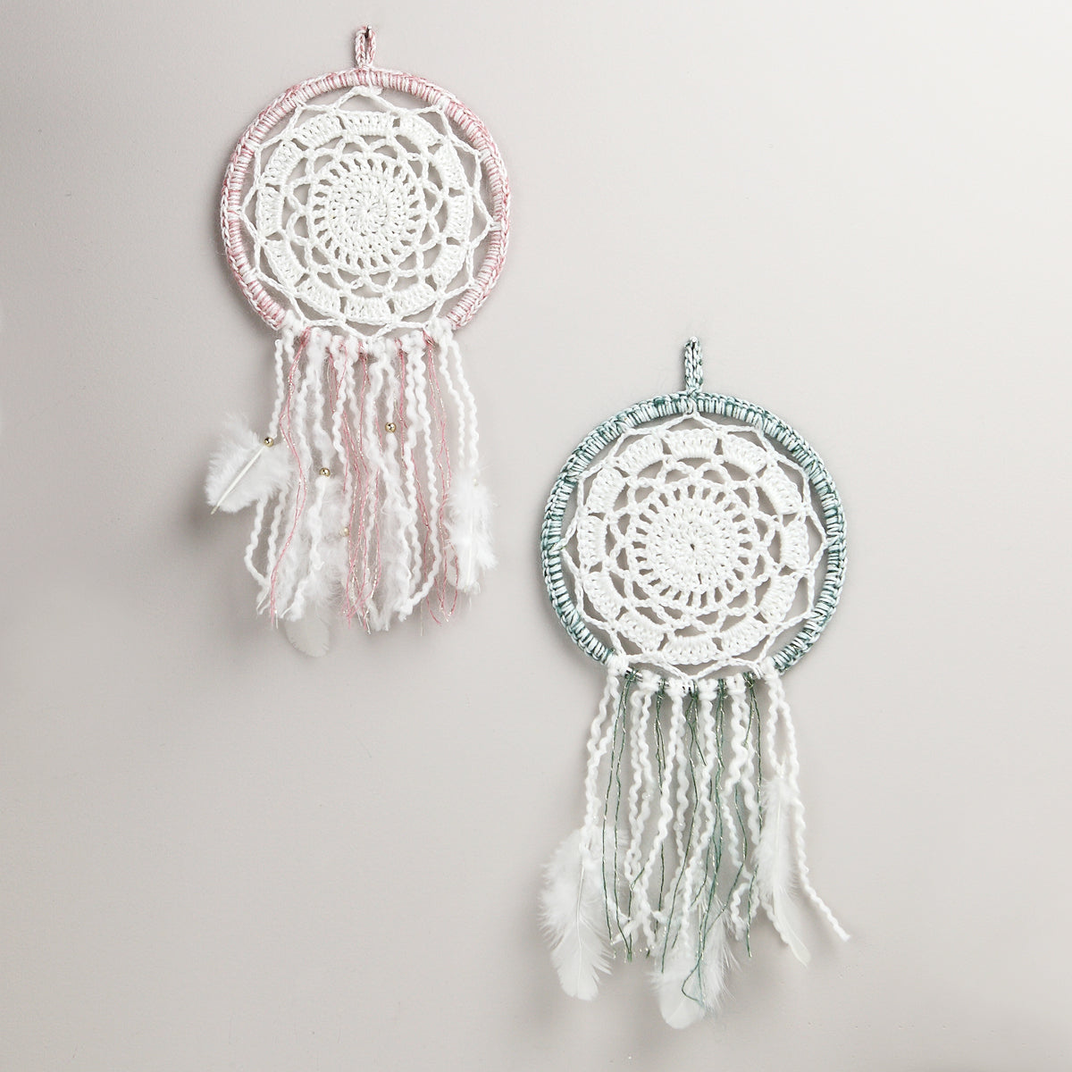 Kit crochet attrape rêves - deux coloris - Un crochet par ici