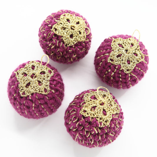 Kit Crochet - 4 Boules de noël