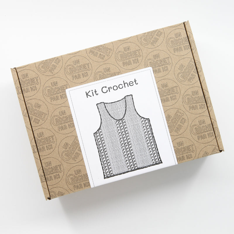 Kit crochet Top Tip Top - boîte - Un crochet par ici