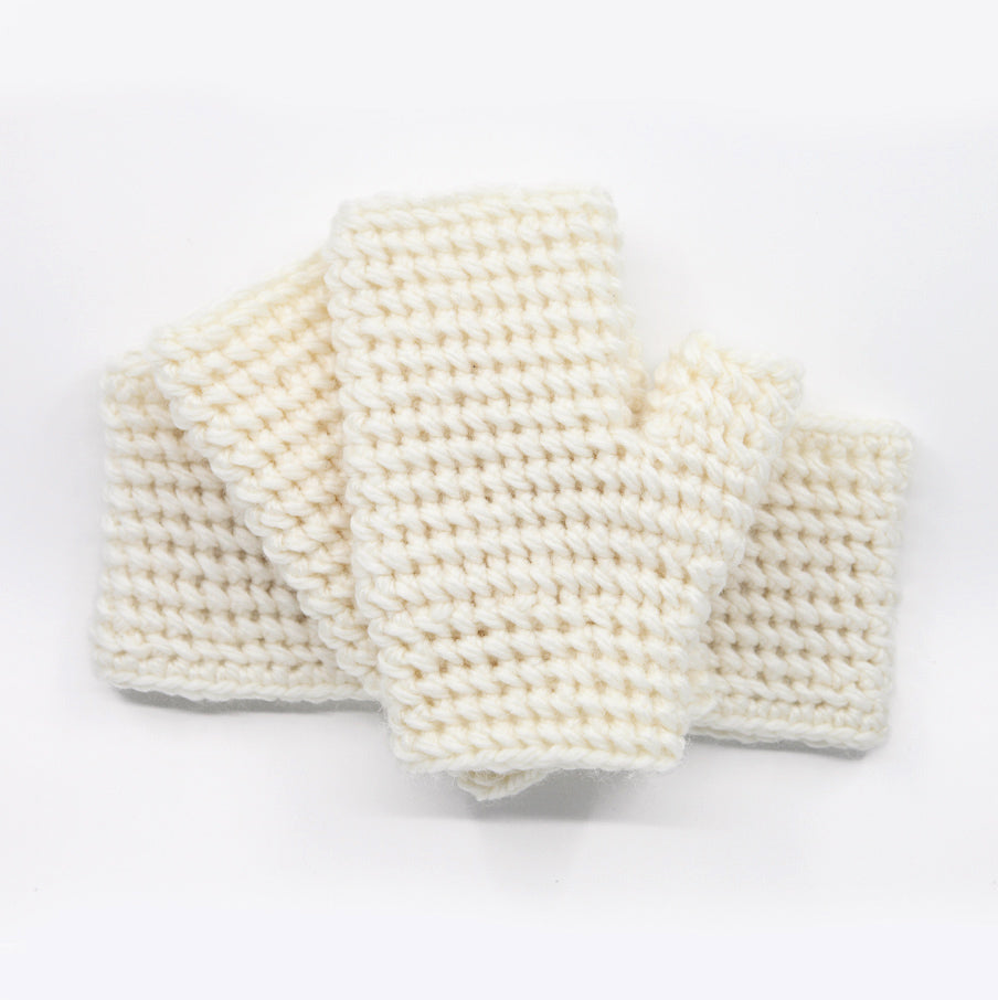 Kit Crochet - Pack - Mitaines "Mylène" et Neck&Head Band