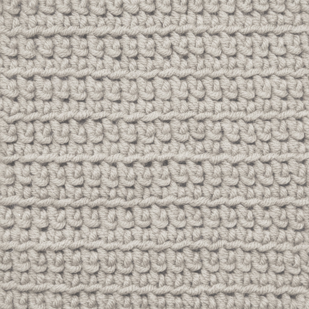 Kit crochet écharpe Albane- détail point Albane beige - Un crochet par ici