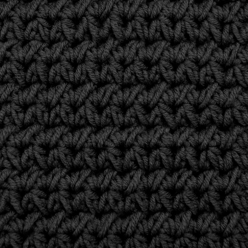 Kit crochet écharpe Youpi- coloris noir - Un crochet par ici