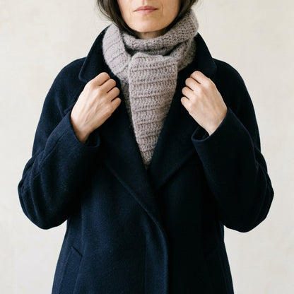 Kit crochet - Écharpe "Croissantine" -  Portée - Un crochet par ici
