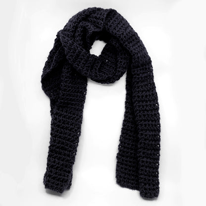 Kit crochet echarpe Youpi- coloris noir - Un crochet par ici