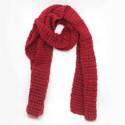 Kit crochet écharpe Youpi- coloris rouge - Un crochet par ici