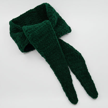 Kit Crochet Foulard "Softy" - coloris vert - Un crochet par ici