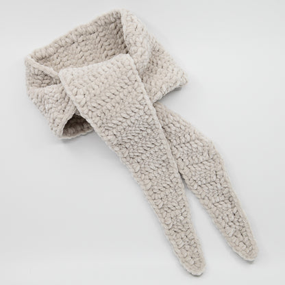 Kit Crochet Foulard "Softy" - vue noué - Un crochet par ici