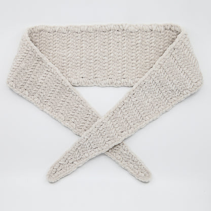 Kit Crochet Foulard "Softy" - coloris beige - Un crochet par ici