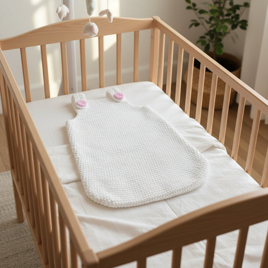 Kit crochet Layette - Turbulette "Softy" - en situation - Un crochet par ici