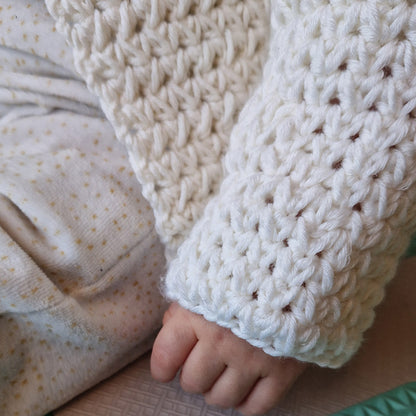 Kit Crochet Layette - Gilet "Youpi"