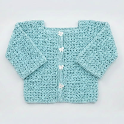 gilet layette "Youpi" de Un crochet par ici