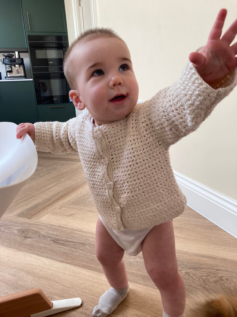 Gilet Layette "Youpi" - Réalisation Anne