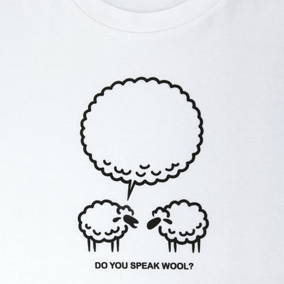 T-shirt Do you speak wool ? - coupe femme - illustration - Un crochet par ici