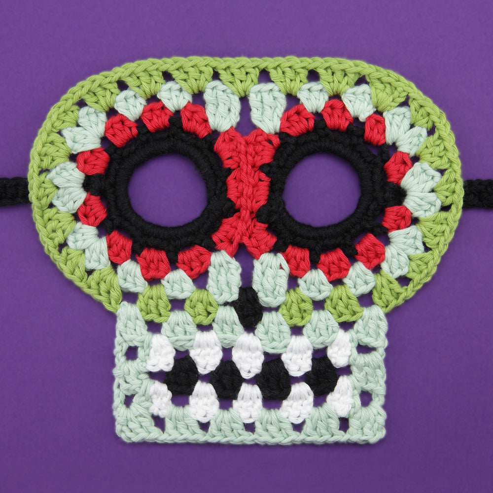 masque crochet halloween