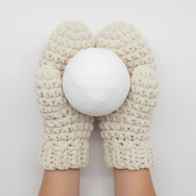 moufles au crochet de Un crochet par ici