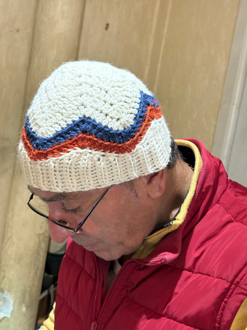 Bonnet "Chevron" - Réalisation Candice