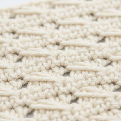 Kit crochet écharpe Judith- détail point Judith crème - Un crochet par ici