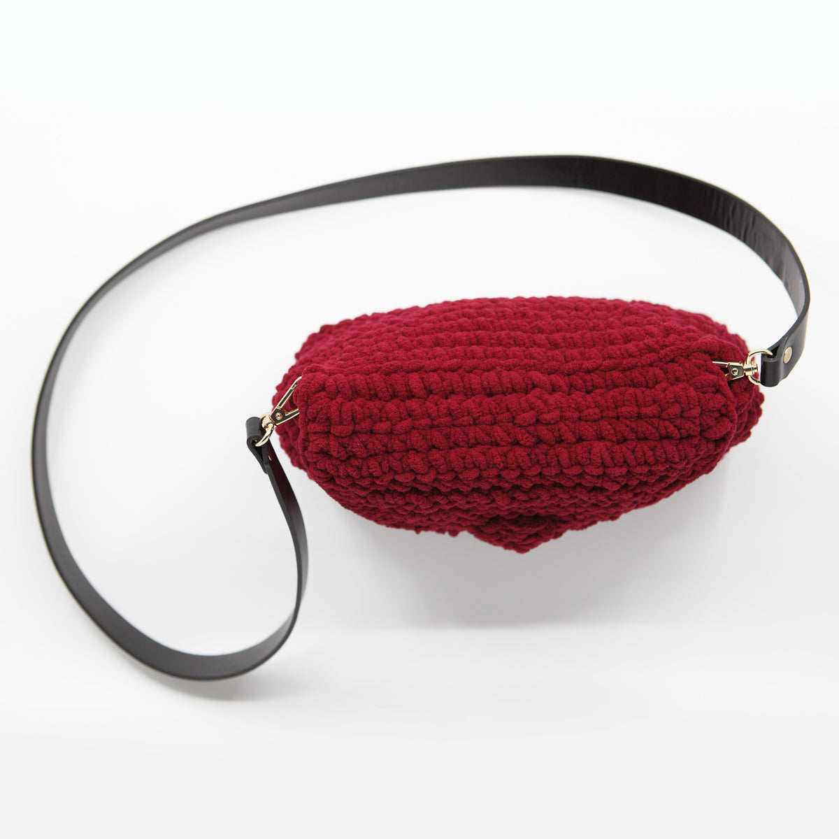 Kit crochet - Sac "Softy" - vue du dessus - Un crochet par ici