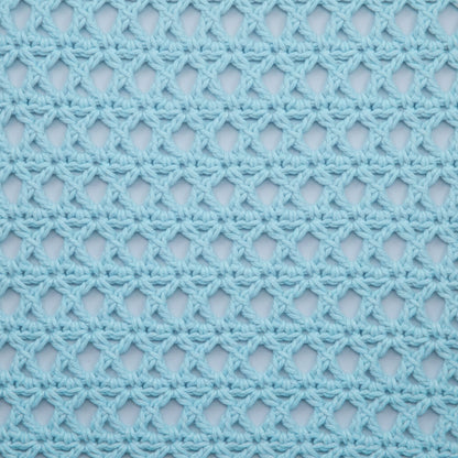 Kit crochet Top X - détail du point X - coloris turquoise - Un crochet par ici