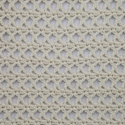 Kit crochet Top X - détail du point X - coloris crème - Un crochet par ici
